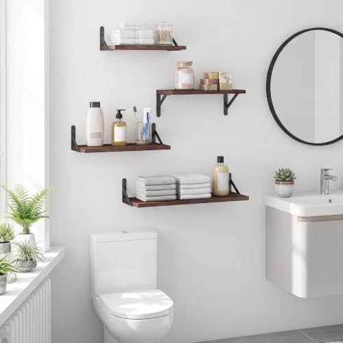 YGEOMER 4 Different Sizes Floating Shelves - Image 7