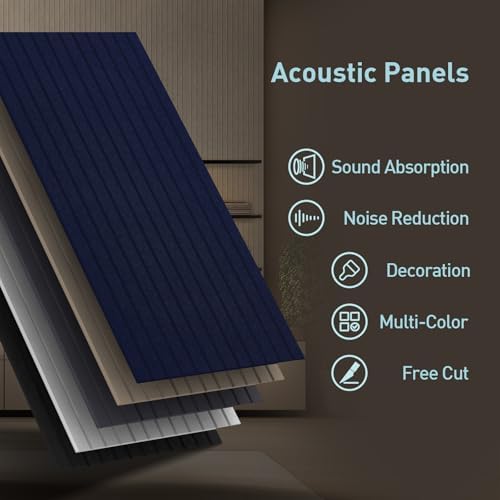 6 Pack Acoustic Panels, 47.2" x 23.6" Sound Proof Panels - Image 4