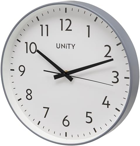 Unity Wall Clock, Silent Sweep, 30cm / 12-inch by Unknown