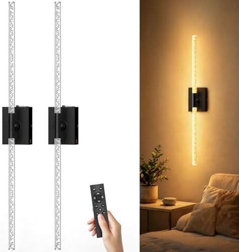 iThird Battery Operated Wall Sconces Set of 2 by iThirdHomeOutdoorLighting