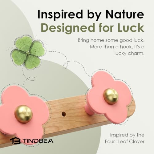 Tindbea Upgreded Heavy Duty Coat Rack Wall Mount - Image 2