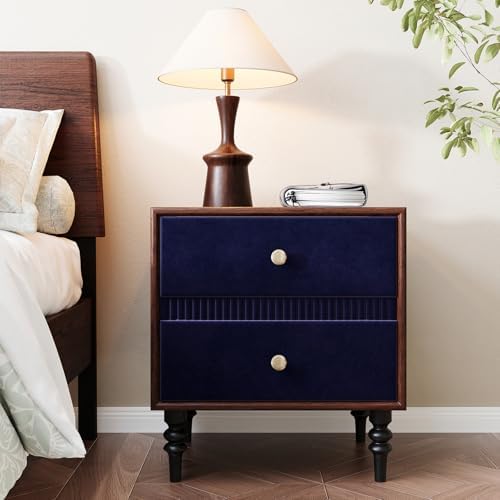 Dark Blue Felt Drawer Liner Velvet Wallpaper Peel and Stick Navy Velvet - Image 5