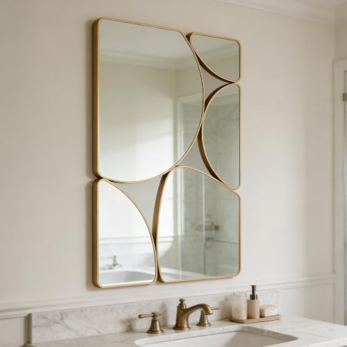 SHYFOY Antique Gold Mirror - Image 5