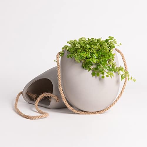 Kazai. Wall Planters -Ellie- | Hanging Ceramic Plant Pots 2 Pieces | Wall - Image 3