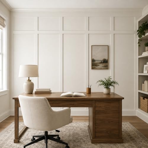 Nuanchu 150 x 100 Inches MDF Board and Batten Wall Panel Kit Premade - Image 3