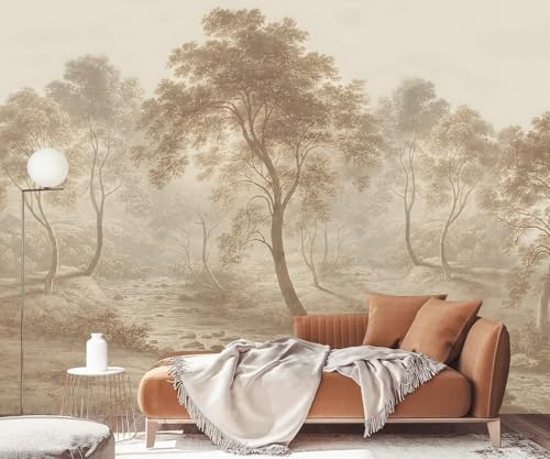 YQWDMX - Peel and Stick Vintage Forest Wallpaper Tropical Jungle murals - Image 3