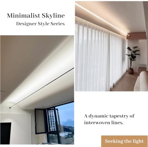 Skyline Steel Strip Light Linear Wall Lamp Strip Family Decoration - Image 2