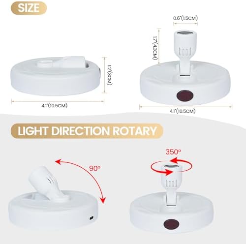 HAMVIDNE LED Spotlights Indoor, Rechargeable Battery Picture Display Lights - Image 7