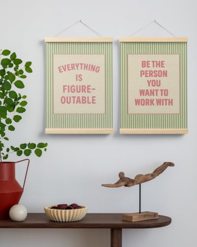 FGFK Positive Affirmations Wall Art Poster Hanger Frame 12x16 Inch - Image 3