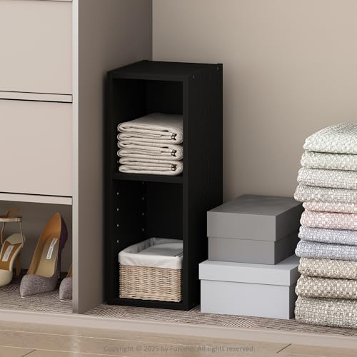 Furinno Reed 2-Tier Closet Organizers and Storage, Closet Organizer, Open Shelf by Furinno-FitsYourSpaceFitsYourBudget
