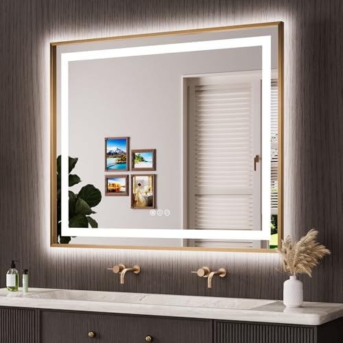 Amorho 48"X40" LED Bathroom Mirror by Amorho