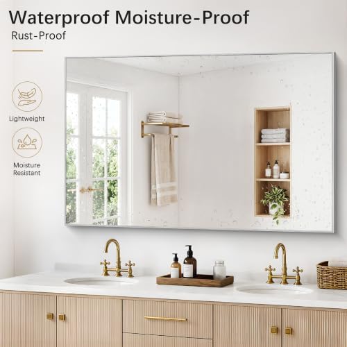 DESBING 60" x 40" Bathroom Mirror - Image 6