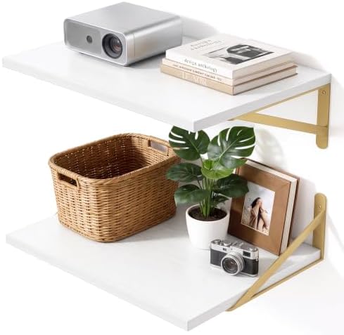 Fixwal 2pcs 11.8 in Deep Floating Shelves by Fixwal