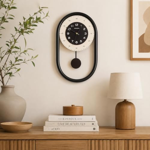 Modern Pendulum Wall Clock for Living Room Décor Kitchen Wall Clock - Image 4