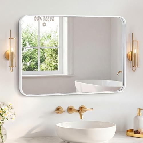 Sweetcrispy Bathroom Mirror 40x30 Inch, Vanity Mirror by Sweetcrispy