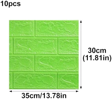 10PCS 3D Brick Wall Panel - Image 2