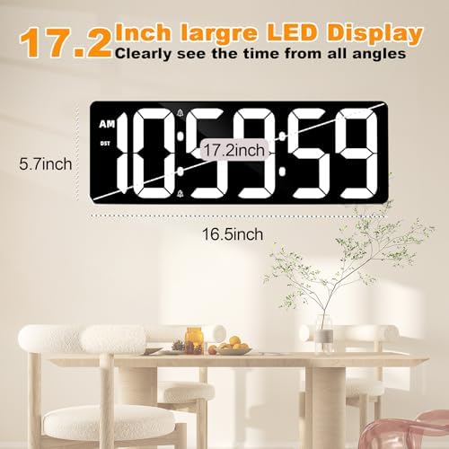 TXL 17.2" Large Digital Timer Clock, Countdown Timer - Image 4