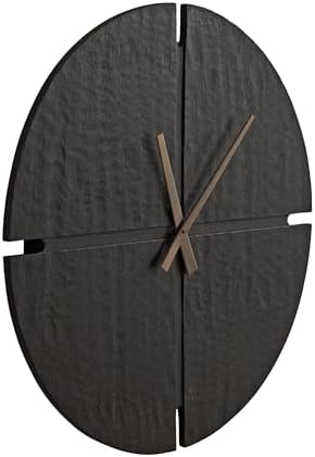 Kate and Laurel Nirav Modern Numberless Round Wall Clock, 22 Inch Diameter by KateandLaurel