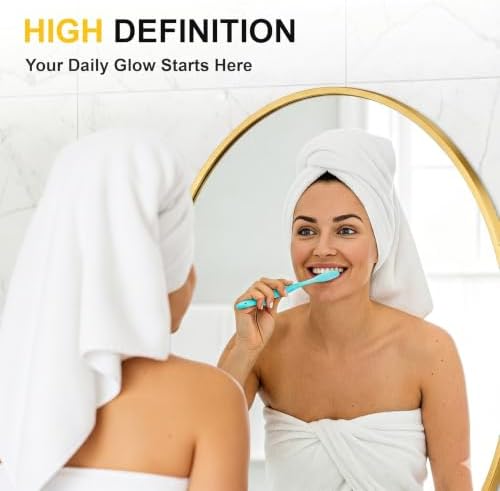 Oval Bathroom Mirror for Wall - Image 4