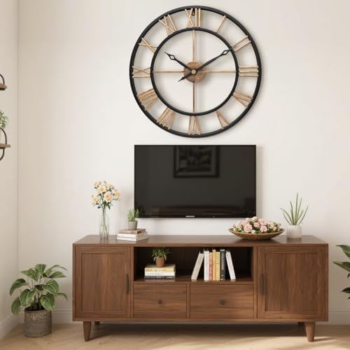 24 Inch Metal Large Wall Clock - Image 6