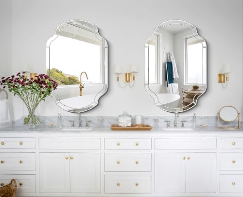 47" x 32" Large Wall Mirrors for Living Room, Modern Elegant Decorative Mirror - Image 4