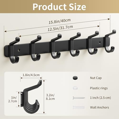 Coat Rack Wall Mount Heavy Duty, Wall Coat Hanger - Image 7