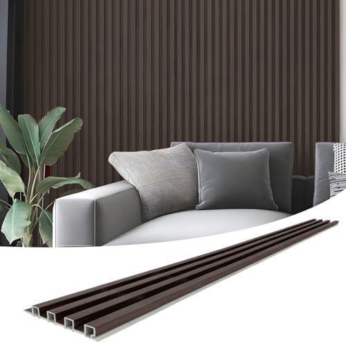 Art3d 96 x 6 Inch WPC Wood Diffuser Slat Wall Panel by Art3d