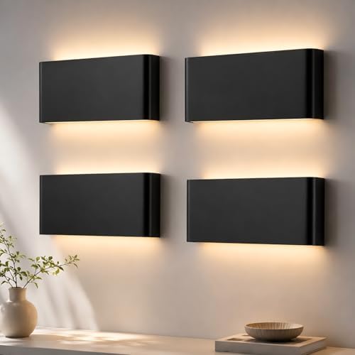 Modern Indoor 5CCT LED Wall Sconce, 4 Pack by OMBRAT
