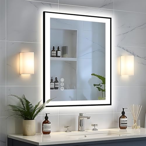 EchosLife 28x32 LED Bathroom Mirror by EchosLife