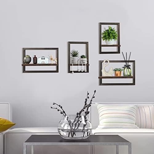 idee-home Floating Shelves for Wall Set of 4 Decorative Hanging Shelf - Image 2