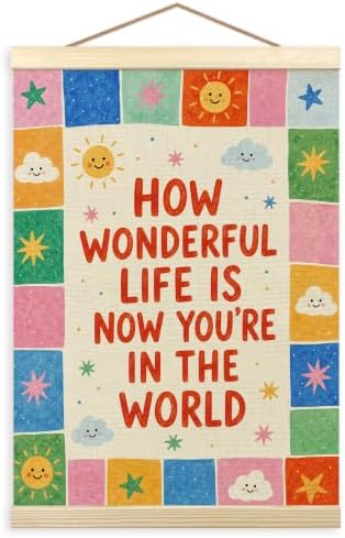madalo Inspirational Nursery Wall Art Poster Hanger Frame 12x16 Inch by Unknown