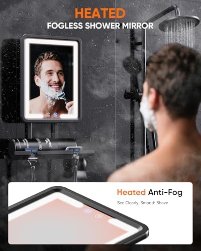 Heated Shower Mirror Fogless for Shaving - Image 3
