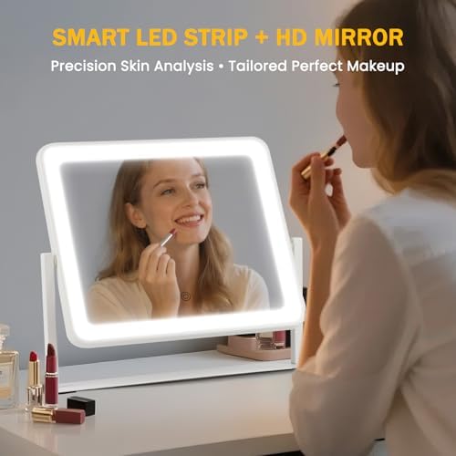 Vanity Mirror with Lights, HD Professional Mirror, Smart Touch with 3-Color - Image 2