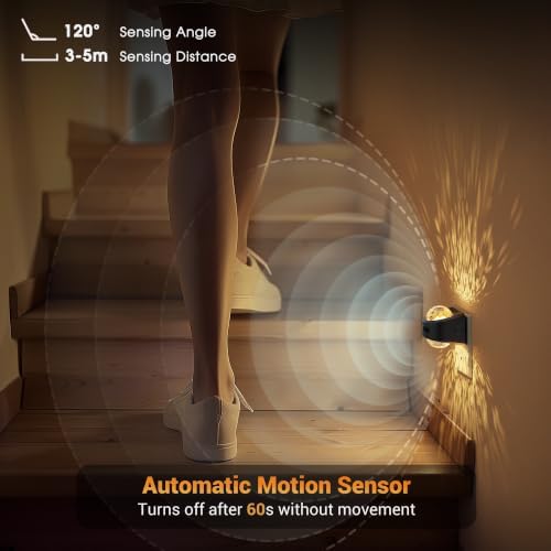 JandCase Motion Sensor Night Light, 3000K Soft White - Image 7
