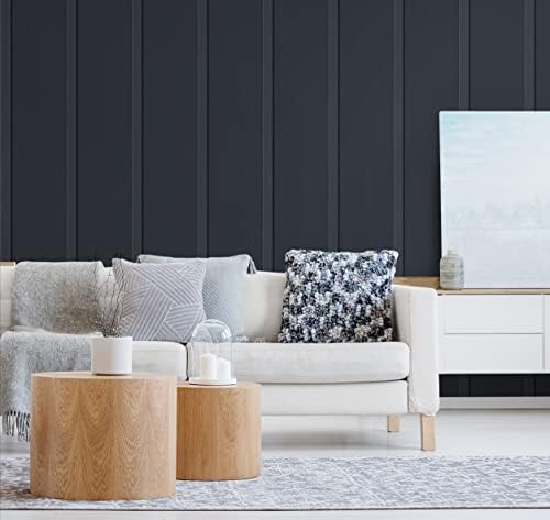 NextWall Faux Board and Batten Peel and Stick Wallpaper - Image 6
