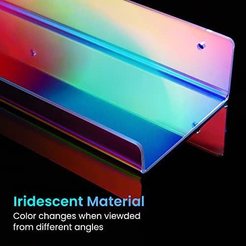 upsimples 2 Pcs 15" Iridescent Acrylic Shelves - Image 4