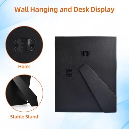 Calenzana Frameless Mirror Wall Hanging and Desk Standing, Compatible - Image 4