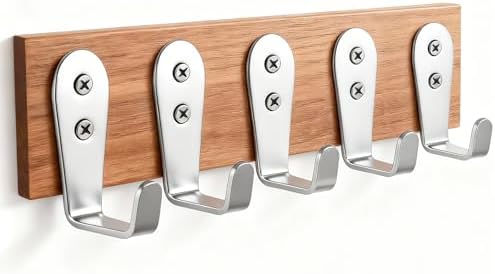 8 Pcs Stainless Steel Hooks for Hanging, Heavy Duty Hook, Wall Hooks Key Holder - Image 3
