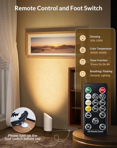 2 Pack Uplights Indoor Floor Can Lights, 3CCT - Image 4