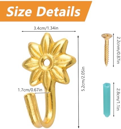 MOROBOR Flower Decorative Wall Hooks - Image 2