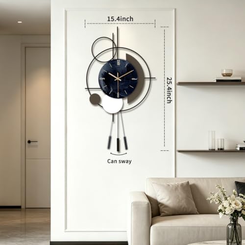 Wall Clock, Silent Quality Quartz Battery Operated - Image 5