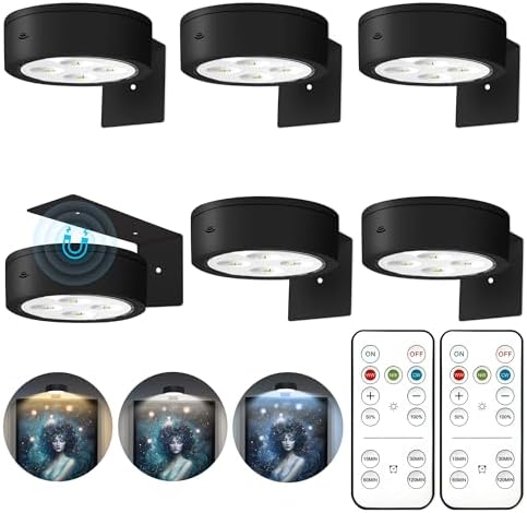 Picture Lights for Wall, Wireless Poster Lights Battery Operated by Kandicyar