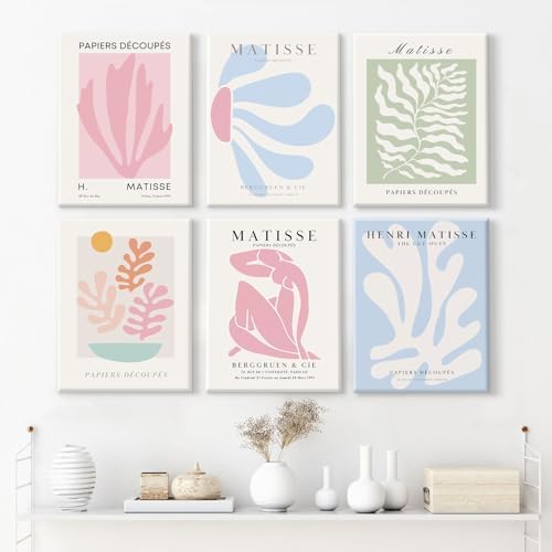 Henri Matisse Wall Art Prints Pink Blue Canvas Wall Decor Aesthetic Pictures - Image 5