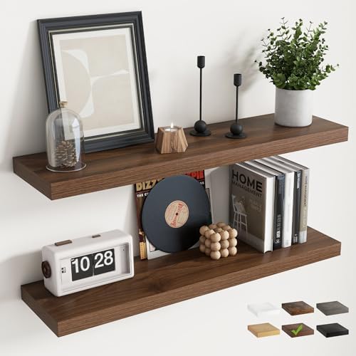 24 Inch Floating Shelves for Wall by Marsmiles
