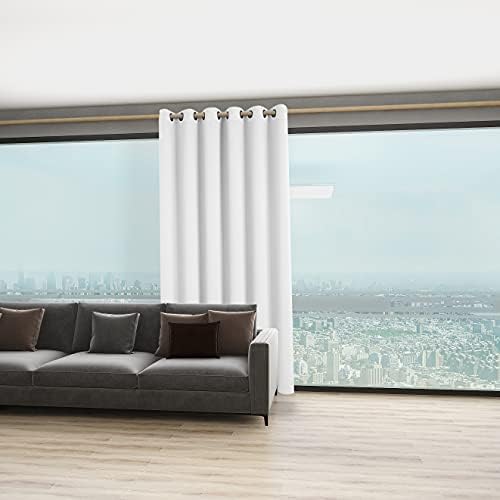 BONZER Room Divider Curtain Screen Partitions Grommet Top - Image 4