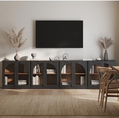 BELLEZE Bijou Set of 4 31.5" TV Stand & Entertainment Centers - Image 5