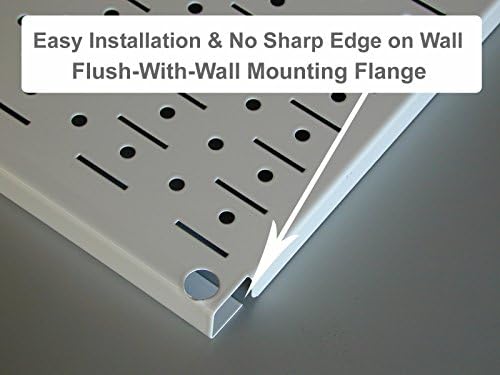 Wall Control Pegboard 32in x 16in Blue Metal Pegboard Tool Board Panel - Image 4