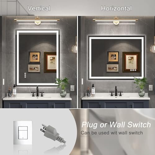 Ratsamee 28"x36" LED Bathroom Mirror - Image 6