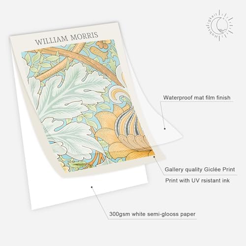 Habseligkeit William Morris Wall Art Prints, Retro Wall Decors - Image 3