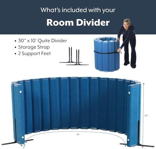 Angeles Room Divider, Acoustic Room Divider Panel - Image 3